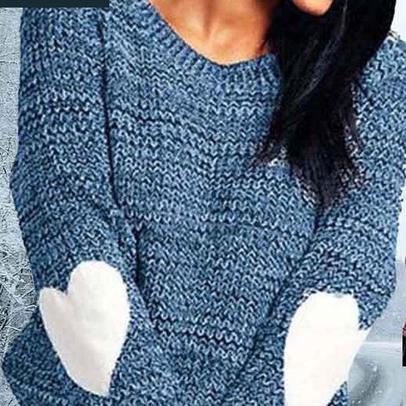 NWT Ladies too cute heart sweater ! ❤️💕 - Picture 2 of 6